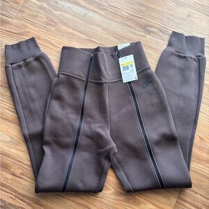 Nike Tech Fleece Pants Brown with Black Stripes Womens Size Small NWT